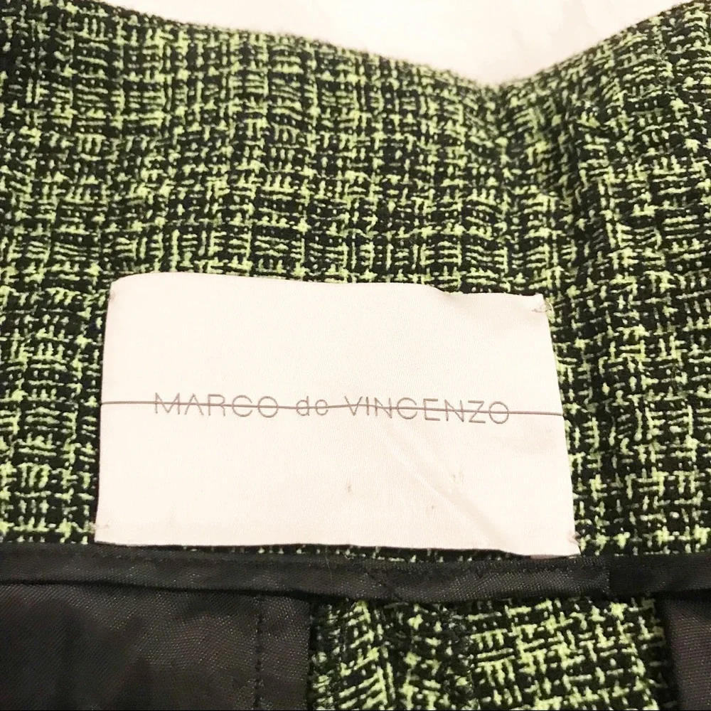 Marco de Vincenzo Runway Tweed Cropped Pants $730 - Picture 5 of 8